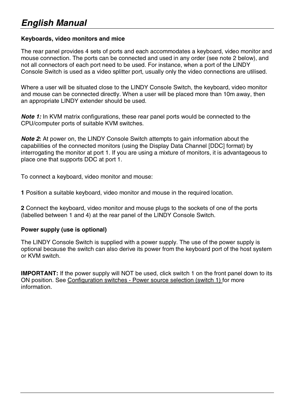 English manual | Lindy No. 39123 User Manual | Page 4 / 14