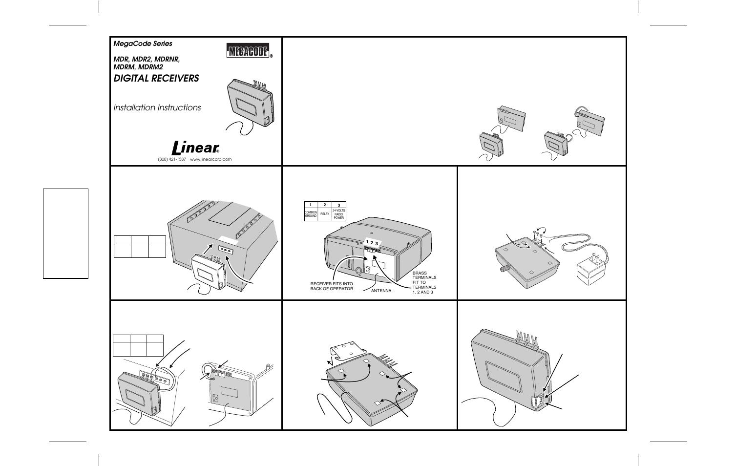 Linear MEGACODE MDR2 User Manual | 2 pages