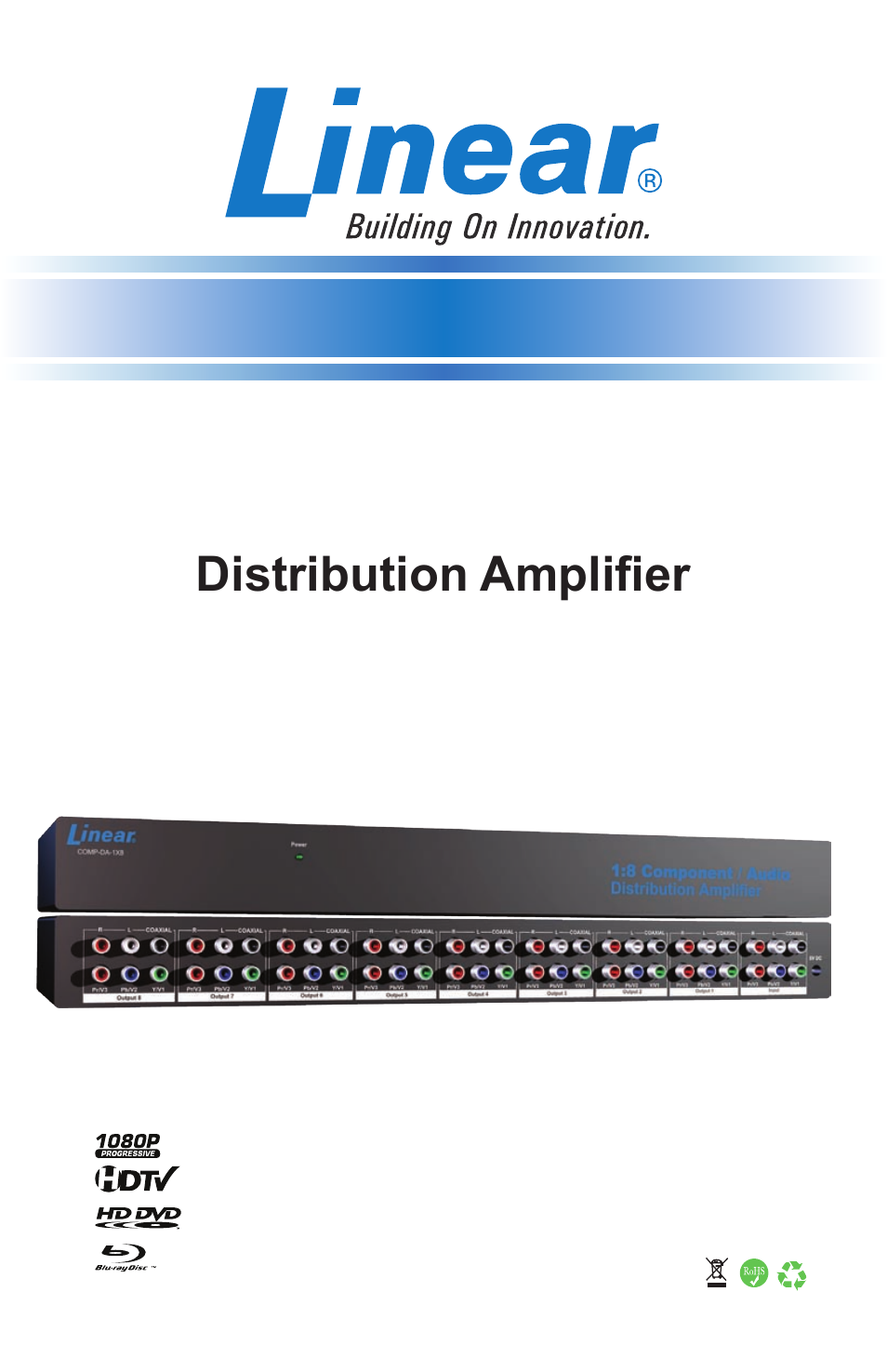 Linear COMP-DA-1X8 User Manual | 16 pages