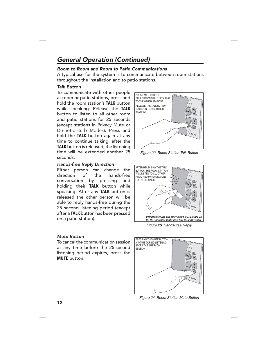 General operation (continued) | Linear M&S DMC-10RS User Manual | Page 14 / 22