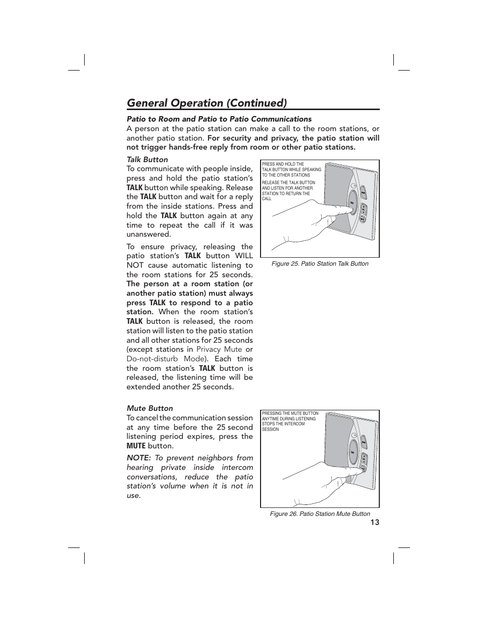 General operation (continued) | Linear M&S DMC-10RS User Manual | Page 15 / 22