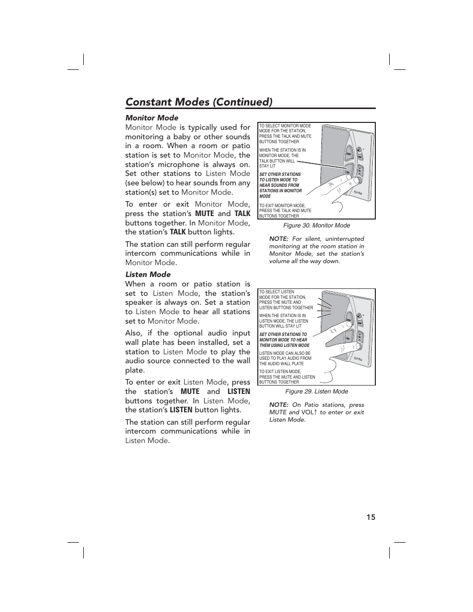 Constant modes (continued) | Linear M&S DMC-10RS User Manual | Page 17 / 22