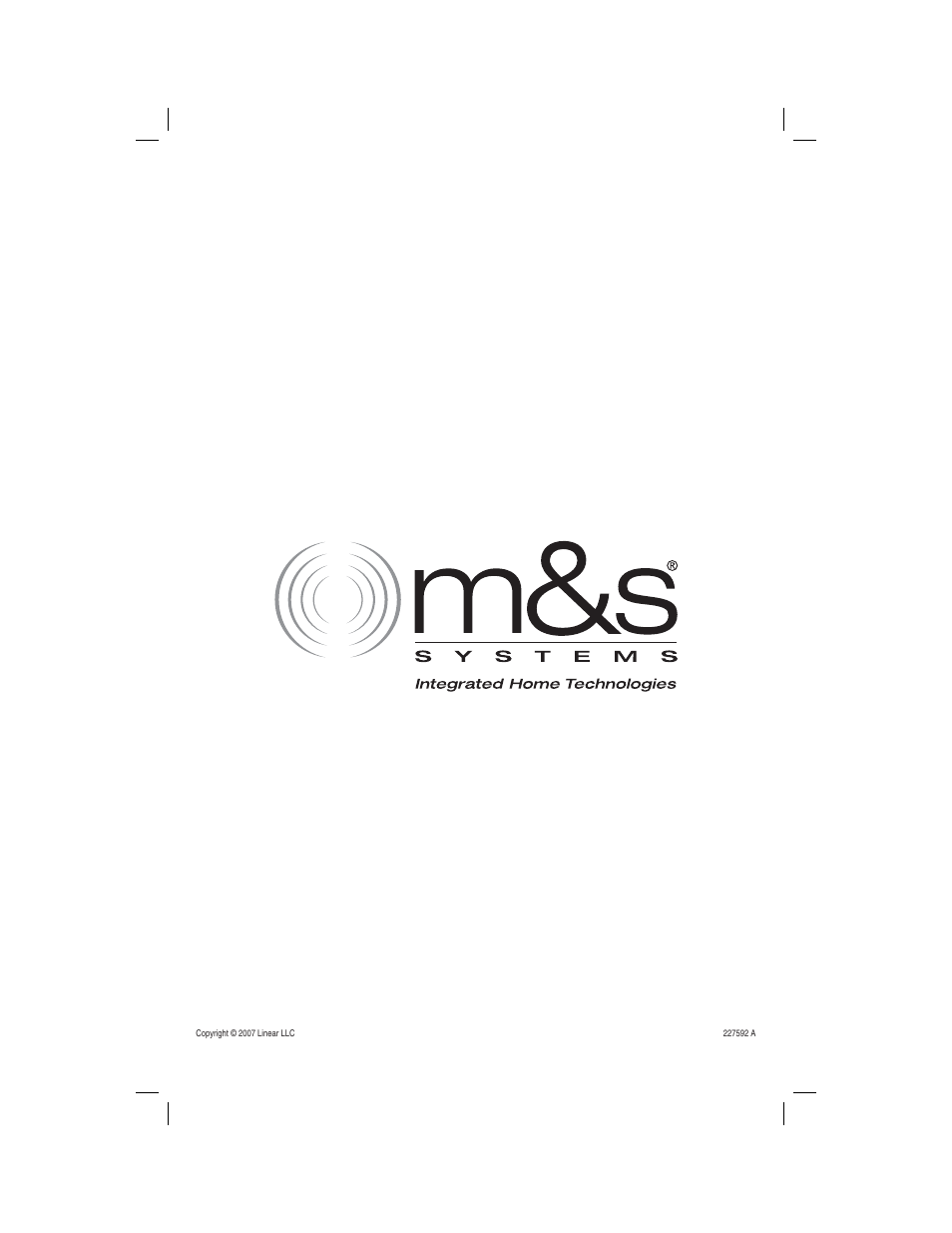 Linear M&S DMC-10RS User Manual | Page 22 / 22