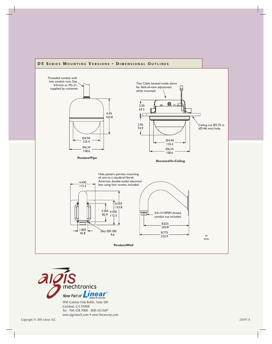 Linear D5 User Manual | Page 4 / 4