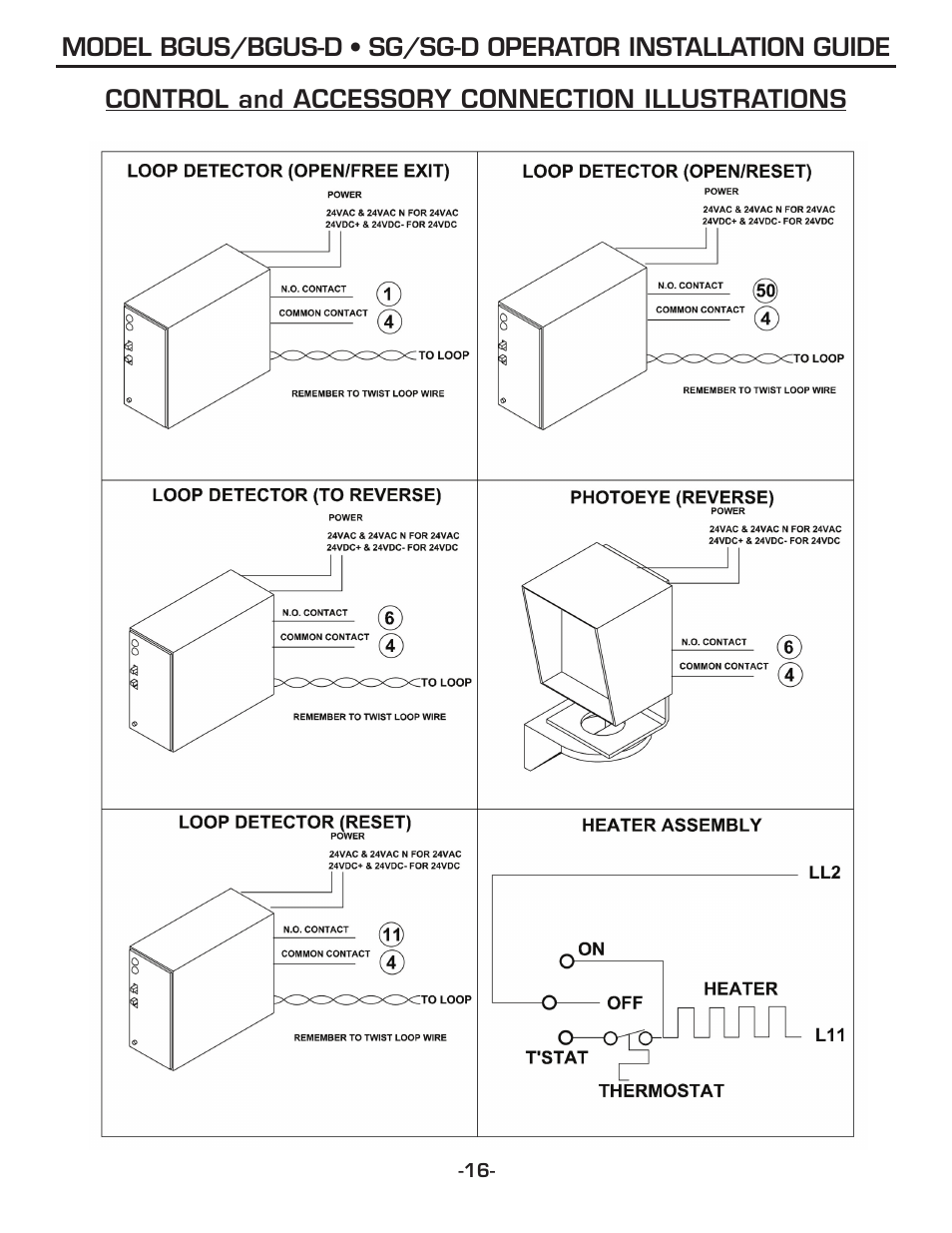 Linear SG-D User Manual | Page 16 / 32