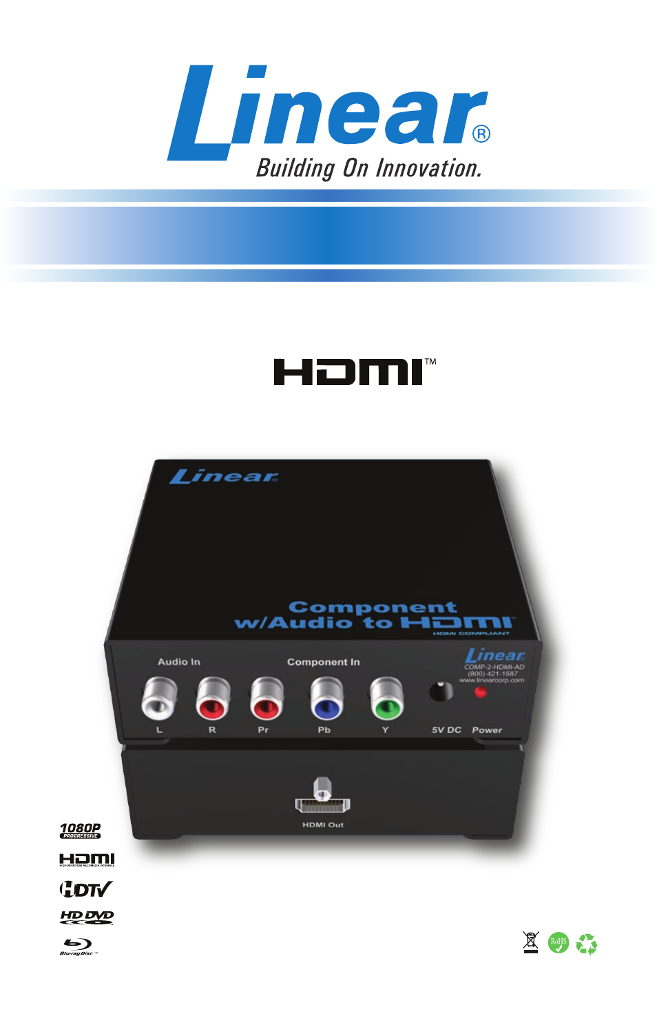 Linear COMP-2-HDMI-AD User Manual | 12 pages
