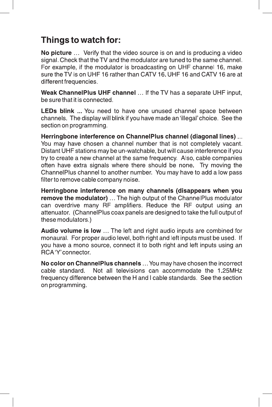Linear CHANNEL PLUS 5435 User Manual | Page 6 / 8