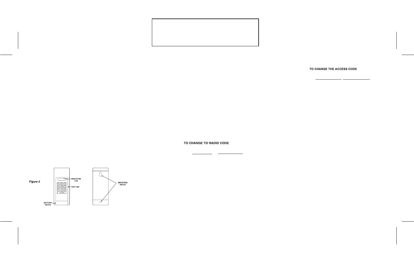 Linear MULTI-CODE 4201 User Manual | Page 2 / 2