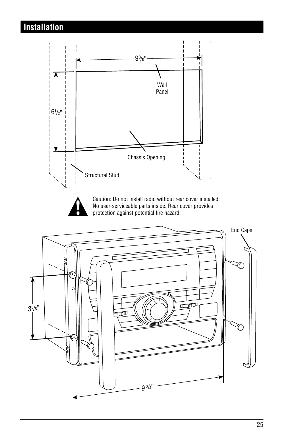 Installation | Linear RV5055 User Manual | Page 25 / 32