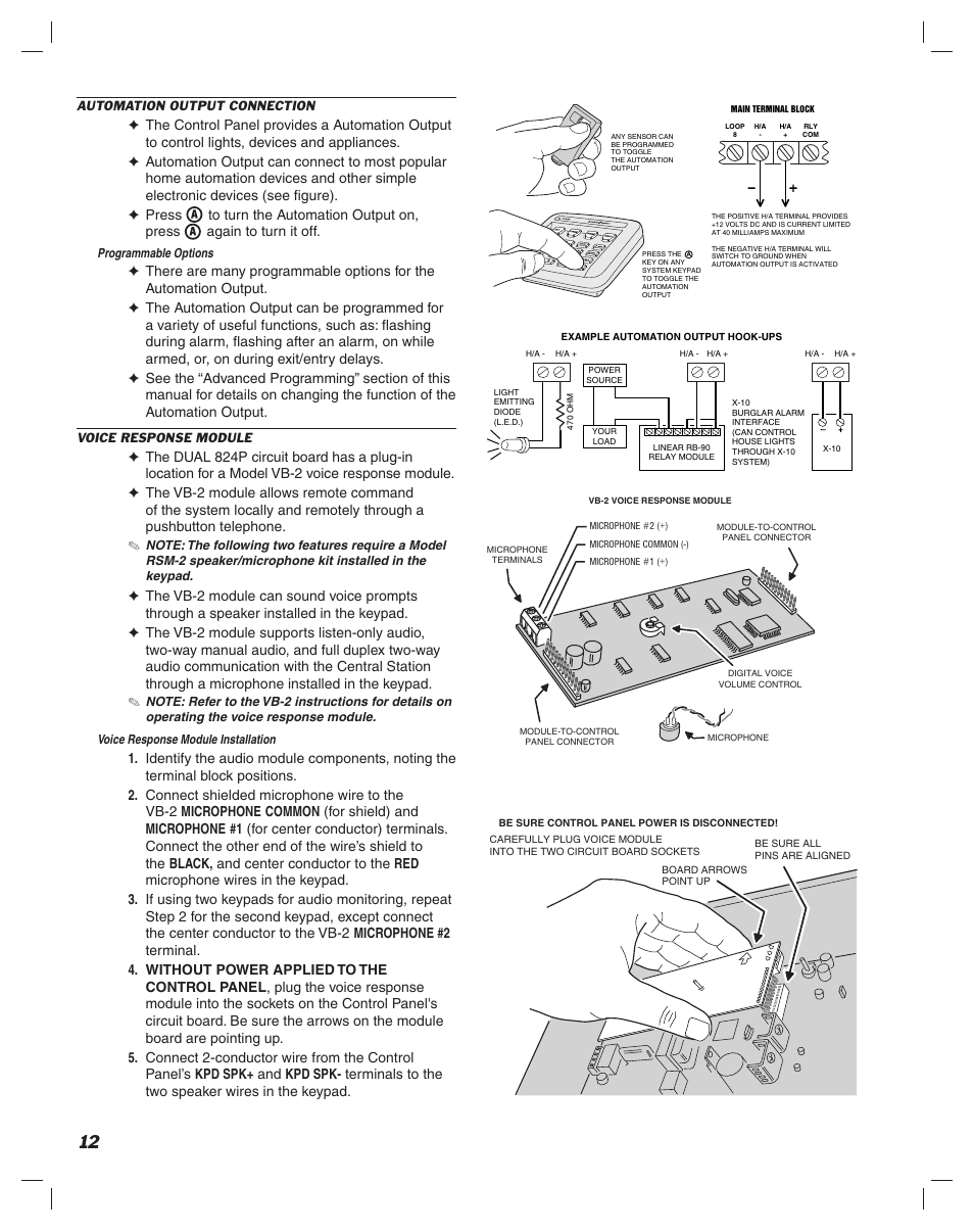 Linear DUAL 824 User Manual | Page 14 / 48