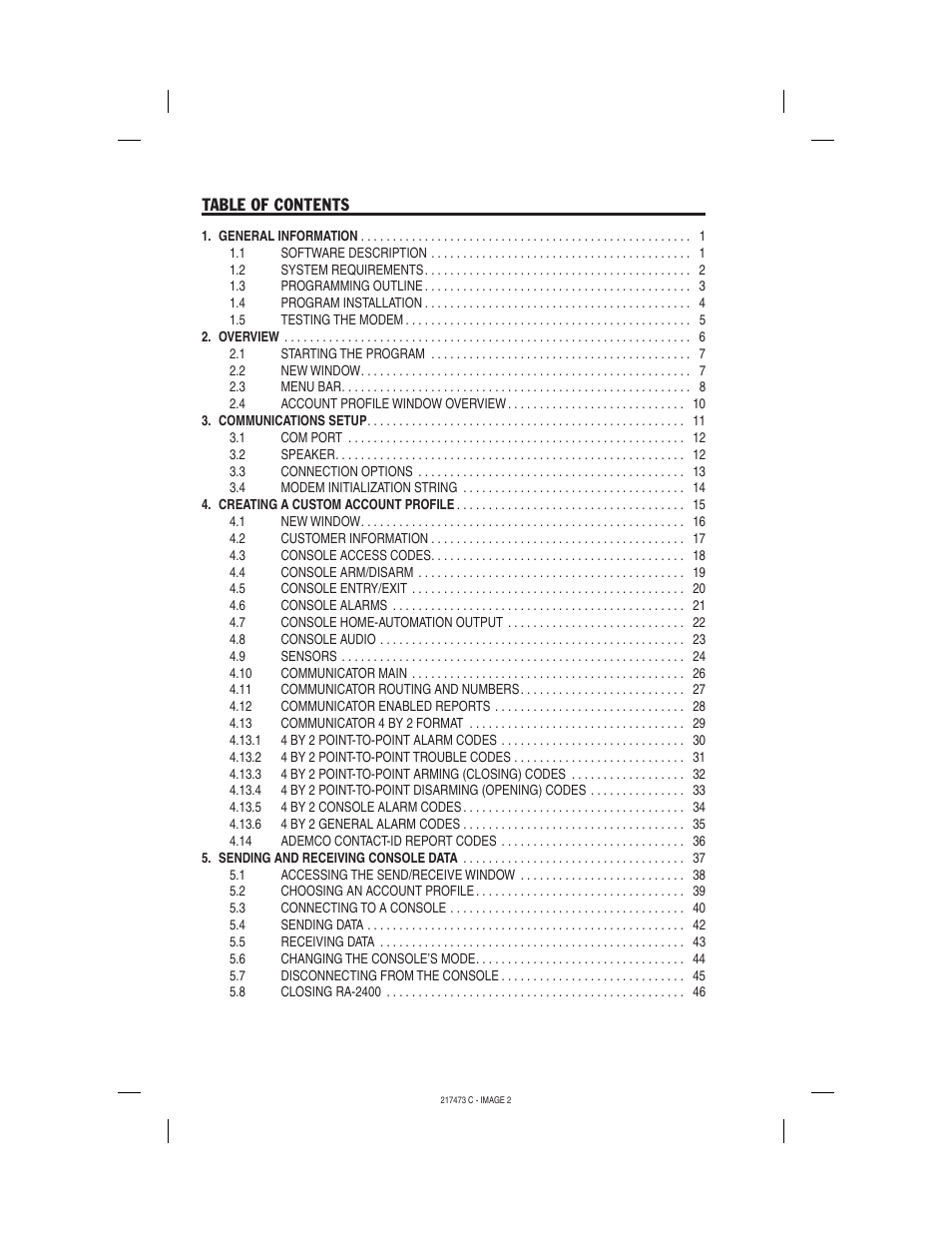 Linear REMOTE ACCESS SOFTWARE DVS-1200 User Manual | Page 2 / 48