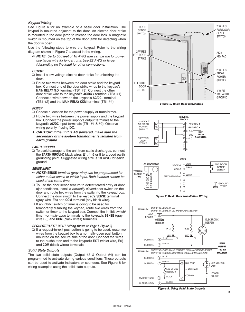 Linear Digital Keyless Entry System AK-3 User Manual | Page 5 / 8
