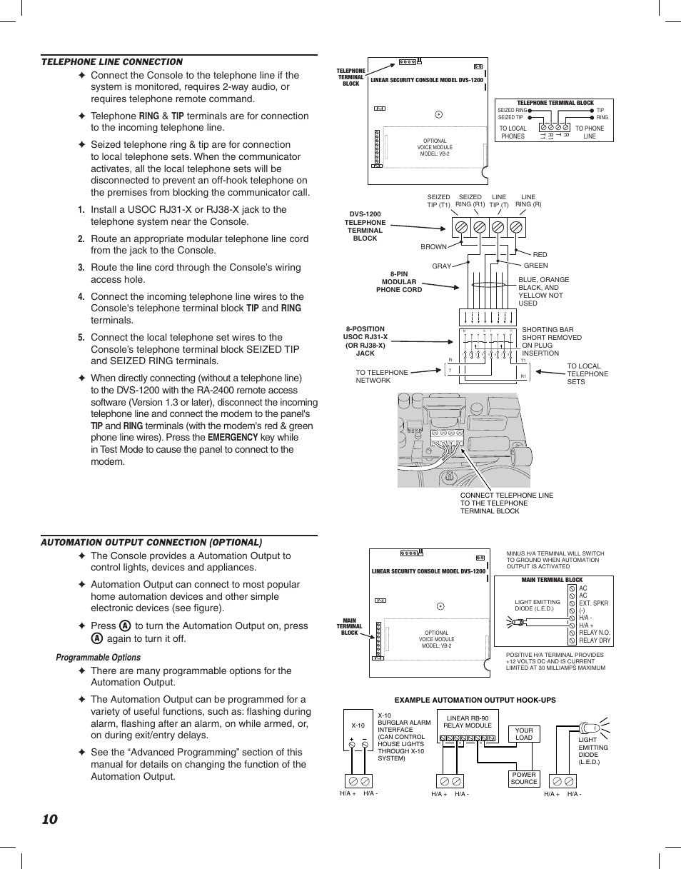 Linear DVS-1200 User Manual | Page 12 / 44