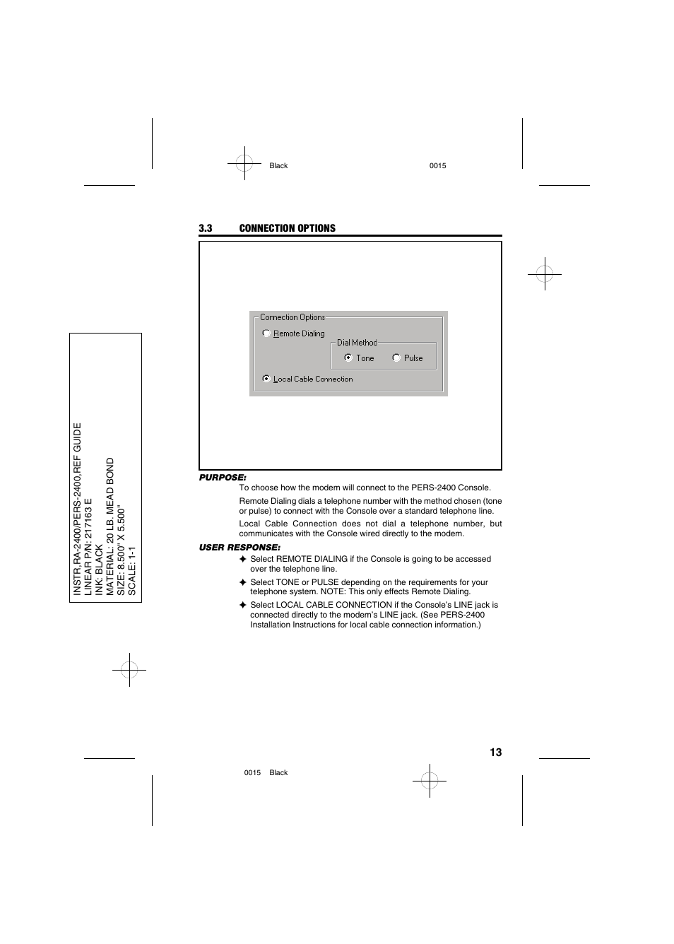 Linear PERS-2400 PERSONAL EMERGENCY REPORTING SYSTEM RA-2400 User Manual | Page 15 / 40