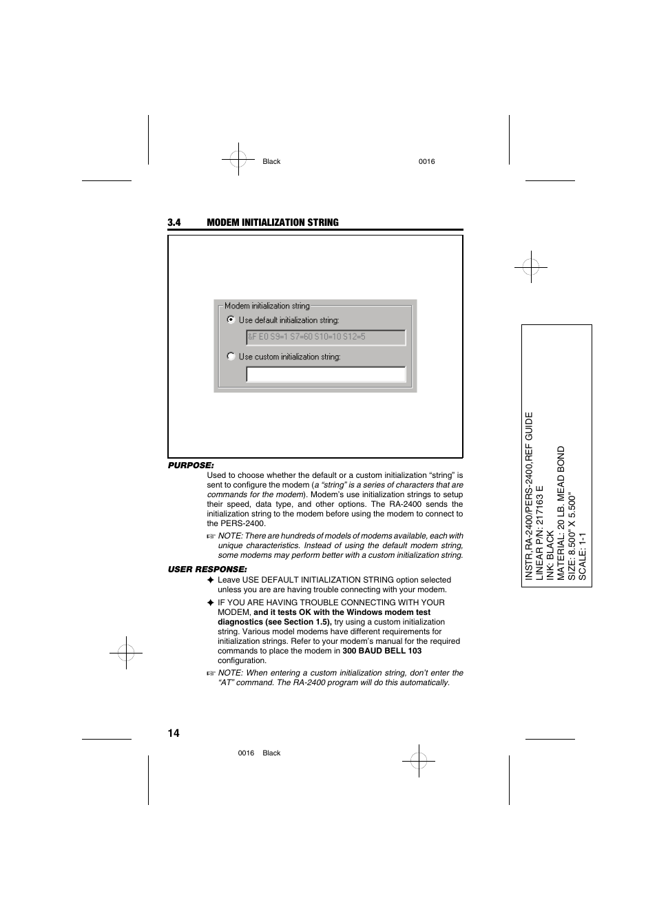 Linear PERS-2400 PERSONAL EMERGENCY REPORTING SYSTEM RA-2400 User Manual | Page 16 / 40