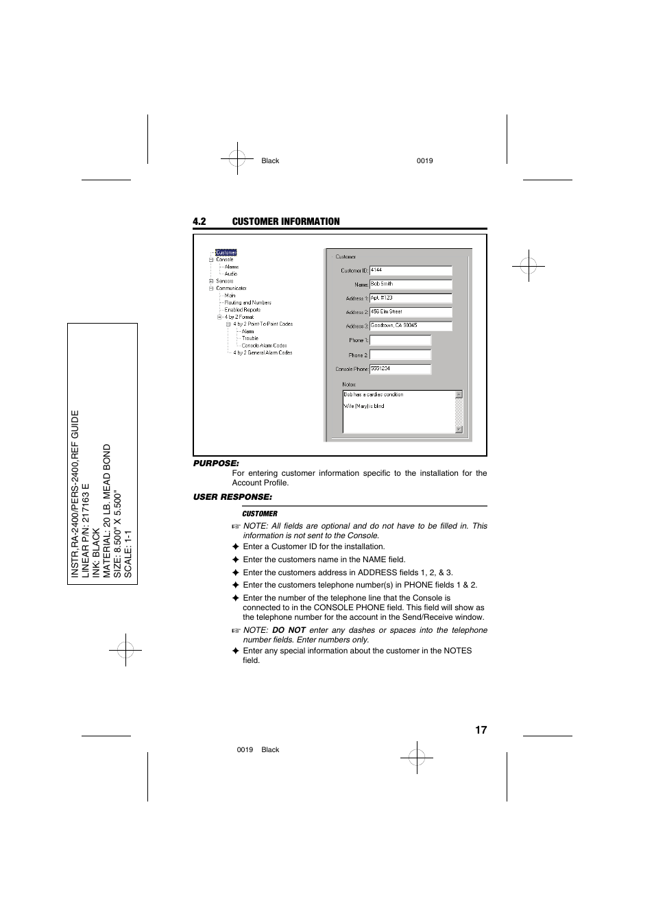 Linear PERS-2400 PERSONAL EMERGENCY REPORTING SYSTEM RA-2400 User Manual | Page 19 / 40