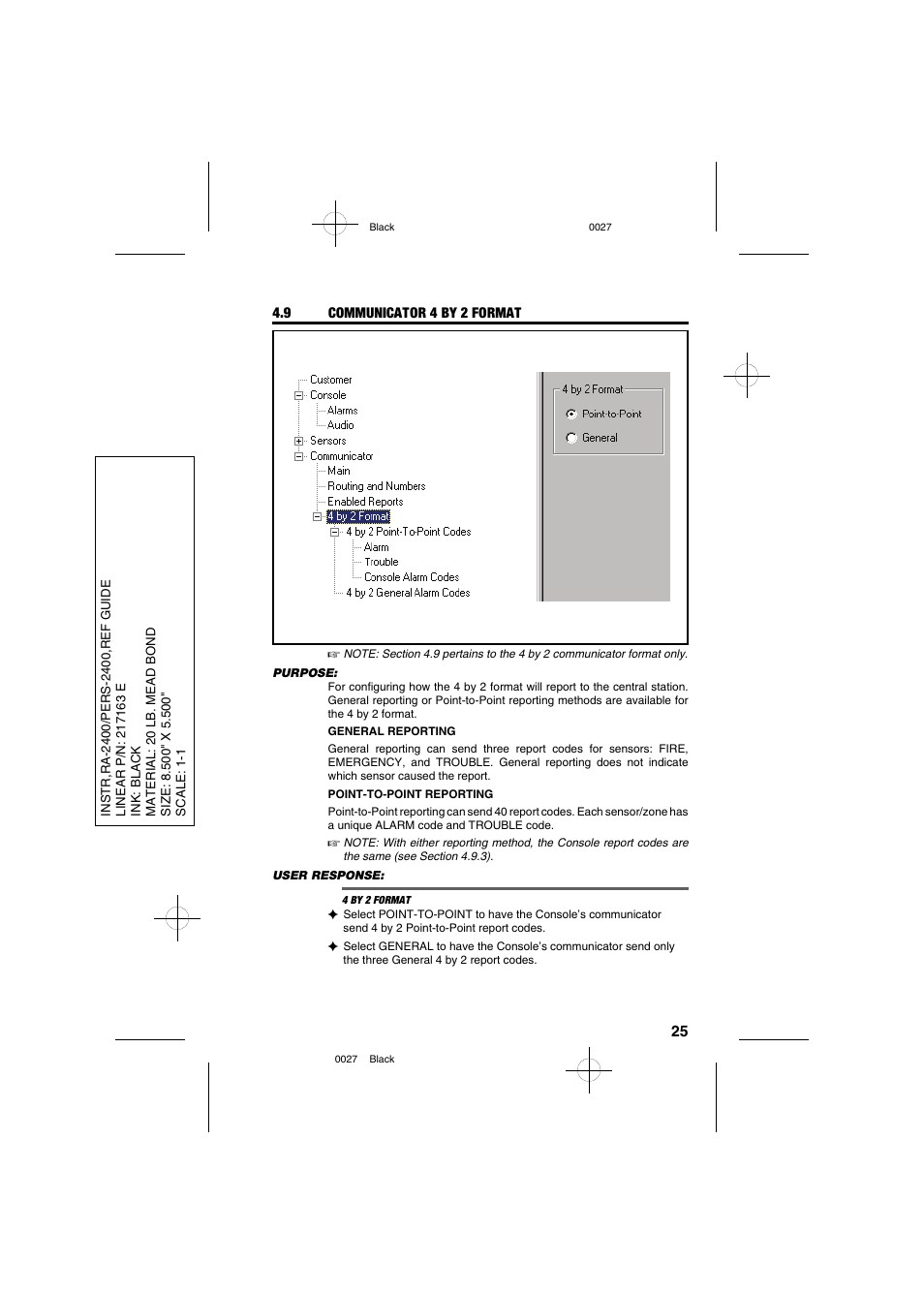 Linear PERS-2400 PERSONAL EMERGENCY REPORTING SYSTEM RA-2400 User Manual | Page 27 / 40