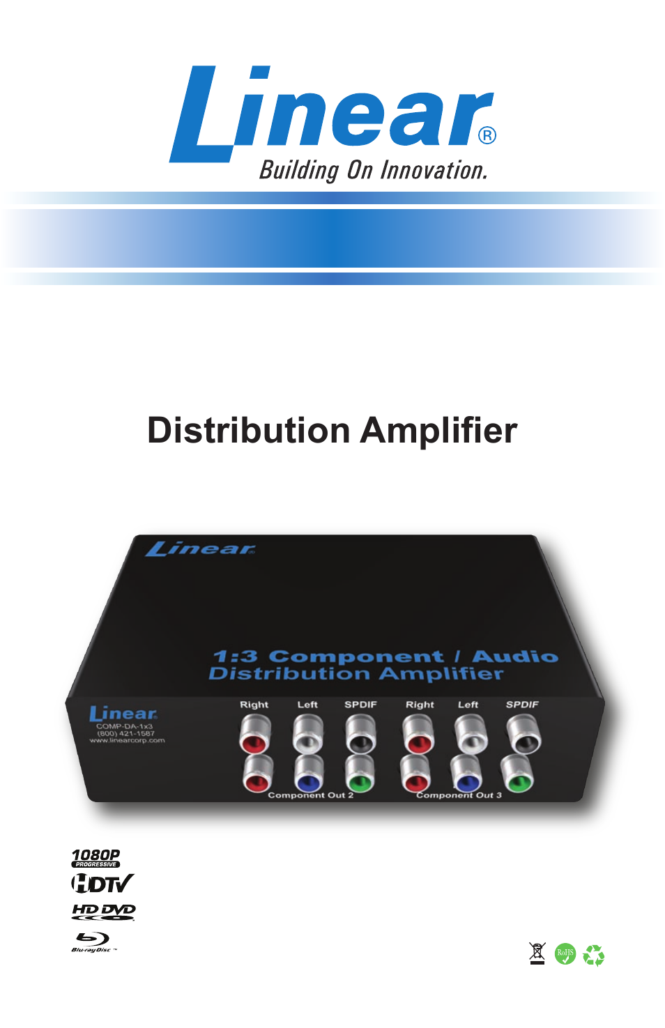 Linear COMP-DA-1X3 User Manual | 12 pages