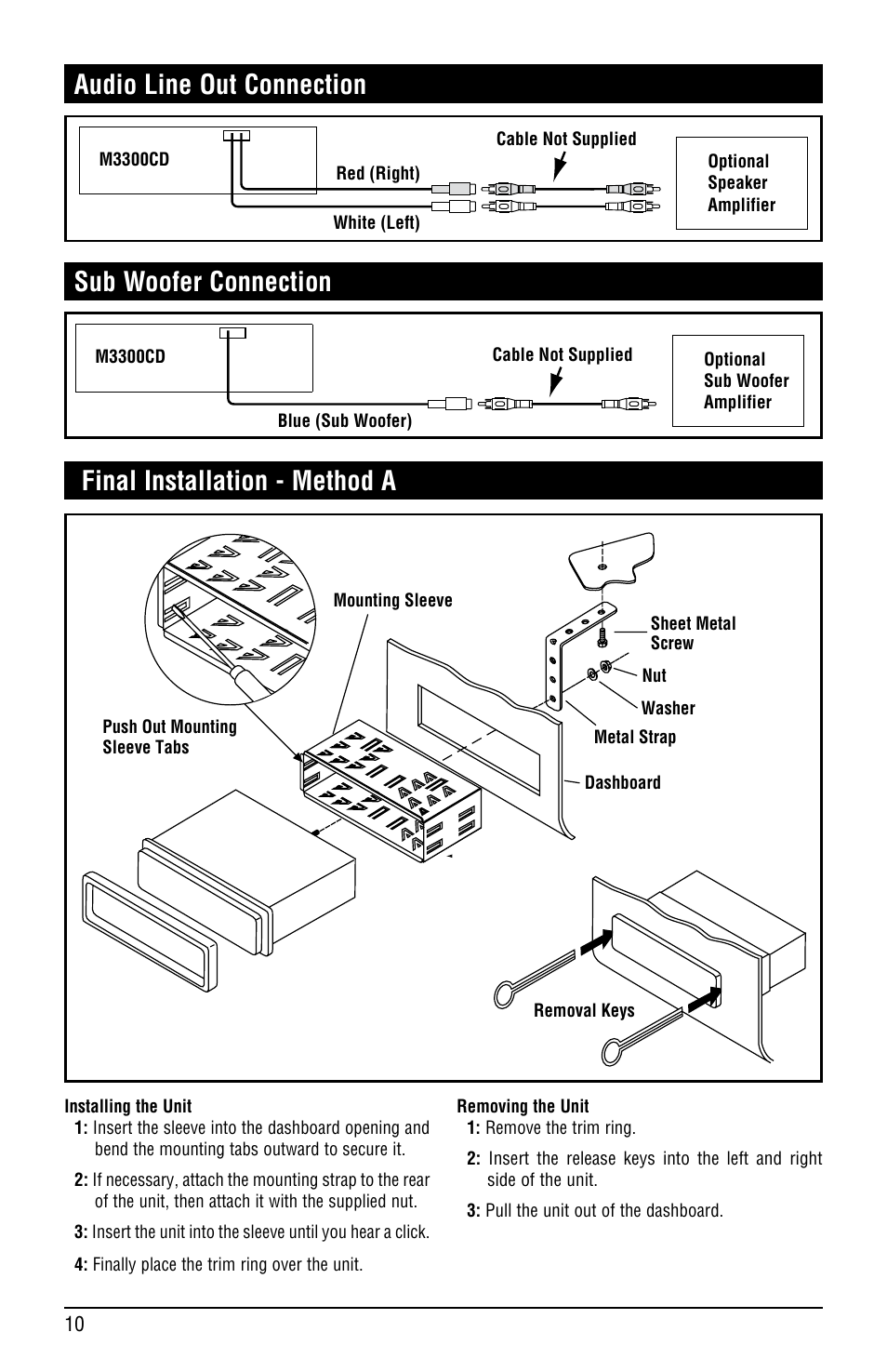 Linear M3300CD User Manual | Page 10 / 12