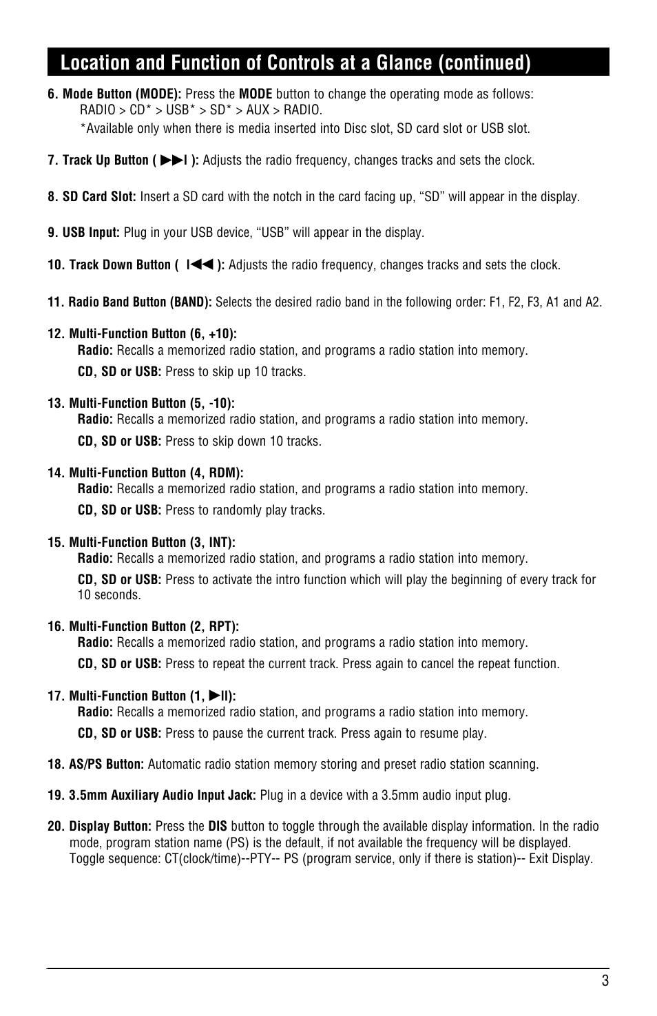 Linear M3300CD User Manual | Page 3 / 12