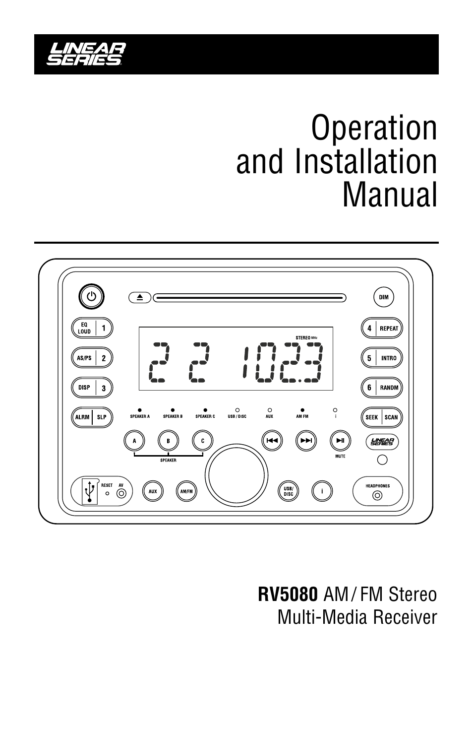 Linear RV5080 User Manual | 32 pages