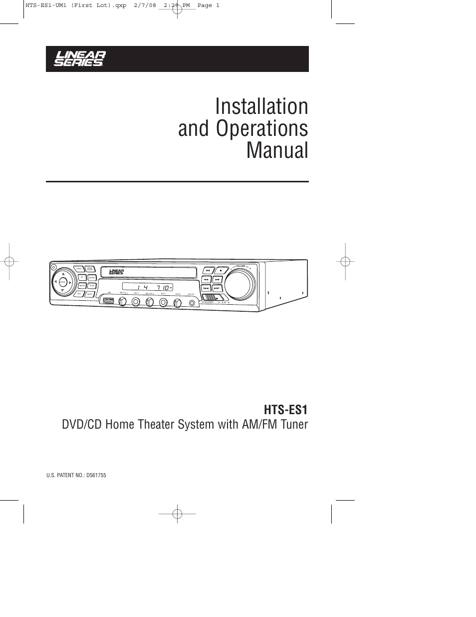 Linear HTS-ES1 User Manual | 28 pages