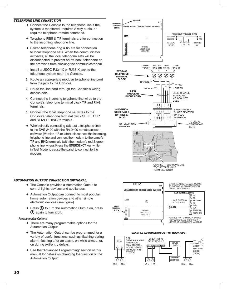 Linear DVS-2400 User Manual | Page 12 / 44