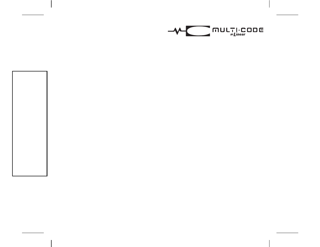 Linear 1051 User Manual | 2 pages