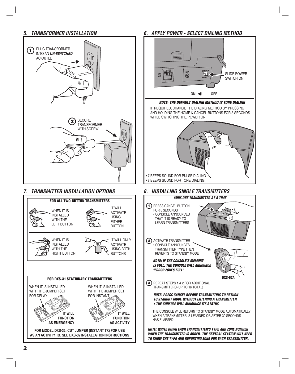 Linear PERS-3600B User Manual | Page 4 / 8