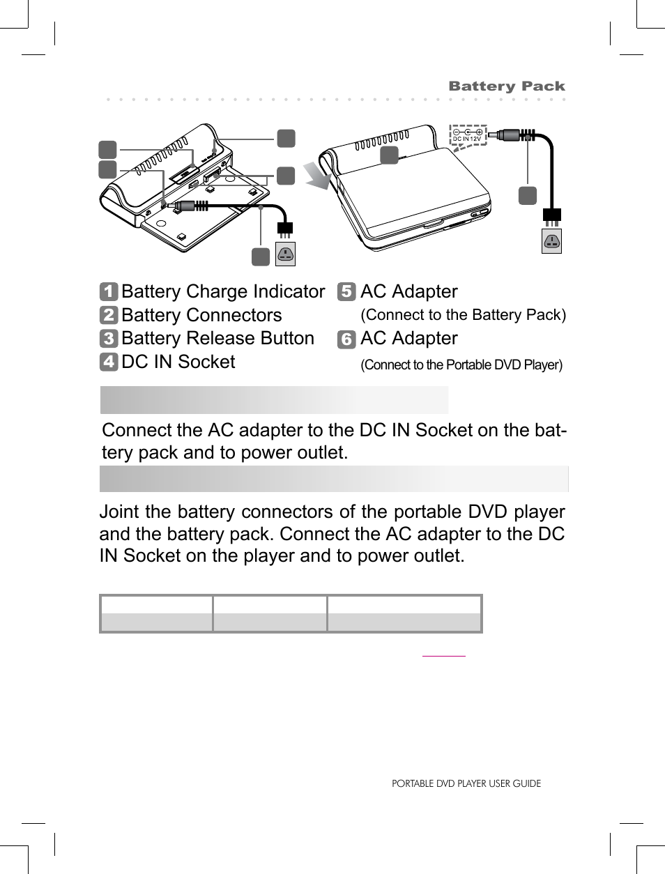 Ac adapter | Logik LPD850 User Manual | Page 9 / 27