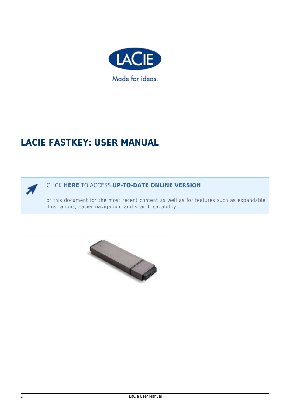 LaCie 14F User Manual | 54 pages