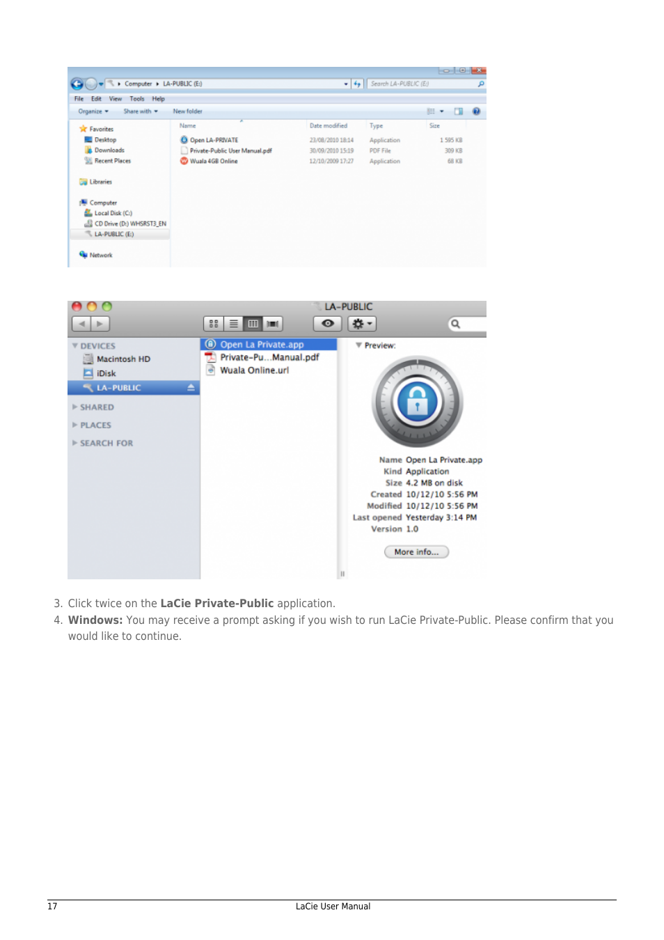 LaCie 14F User Manual | Page 17 / 54