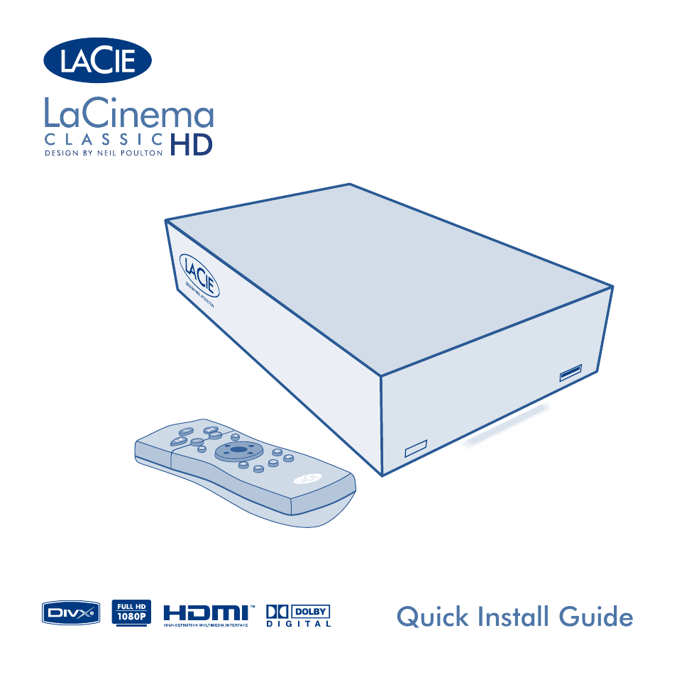 LaCie La Cinema Classic HD User Manual | 42 pages