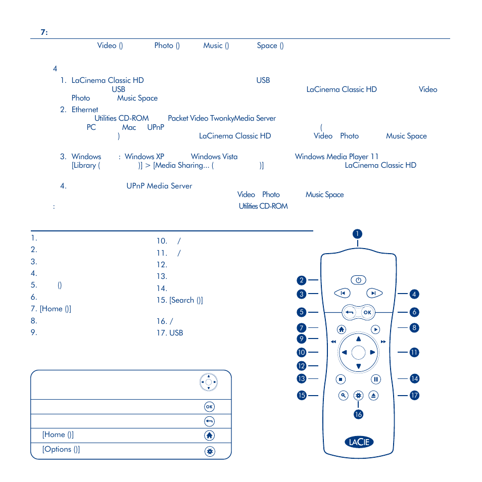 Lacinema classic hd | LaCie La Cinema Classic HD User Manual | Page 35 / 42