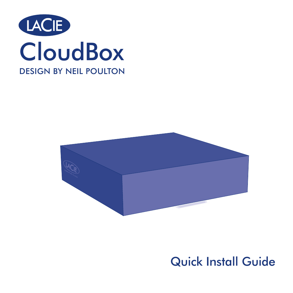 LaCie CloudBox User Manual | 40 pages