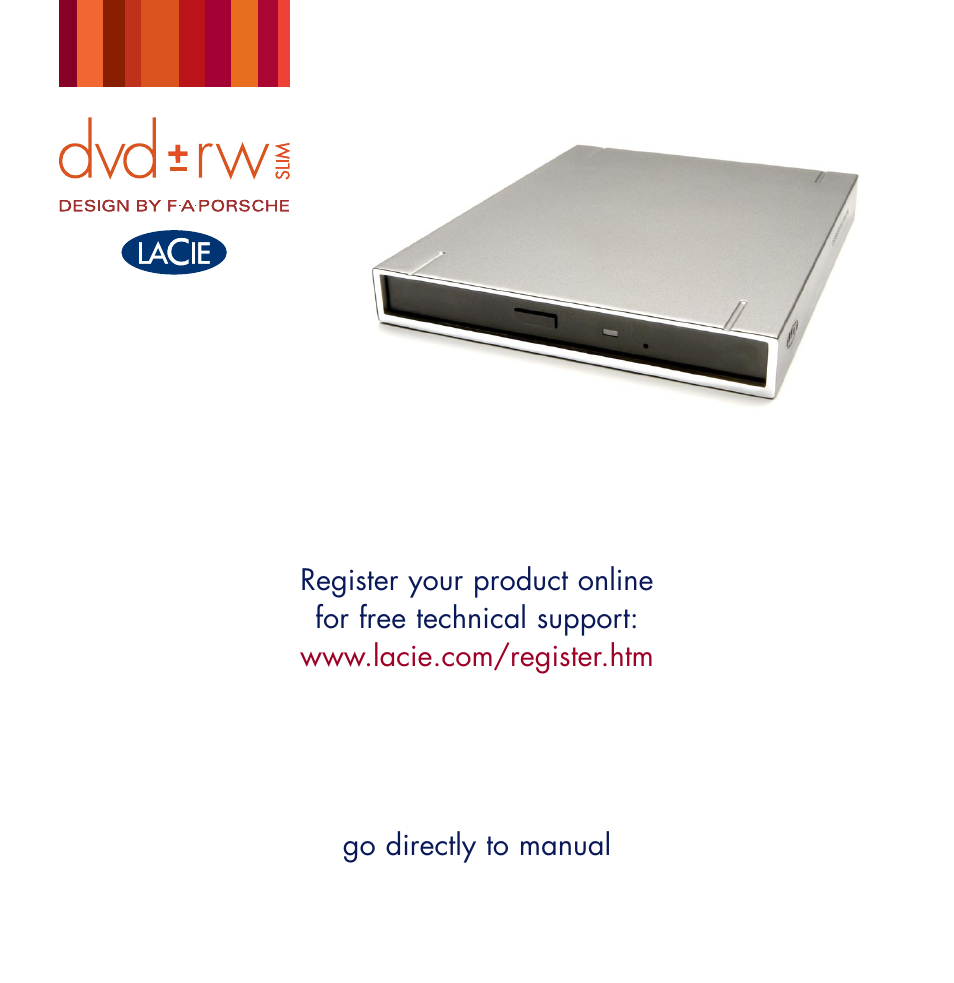 LaCie DVD RW Slim User Manual | 30 pages