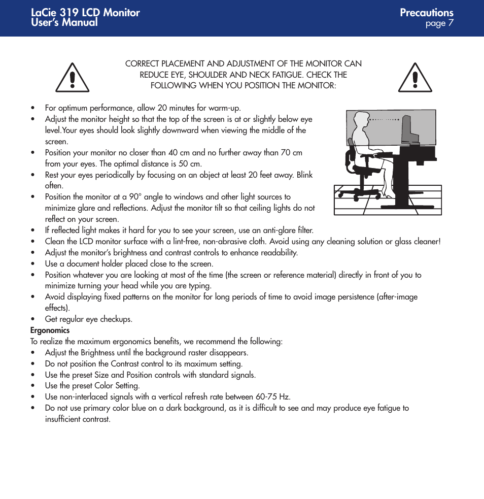 LaCie 319 User Manual | Page 7 / 24