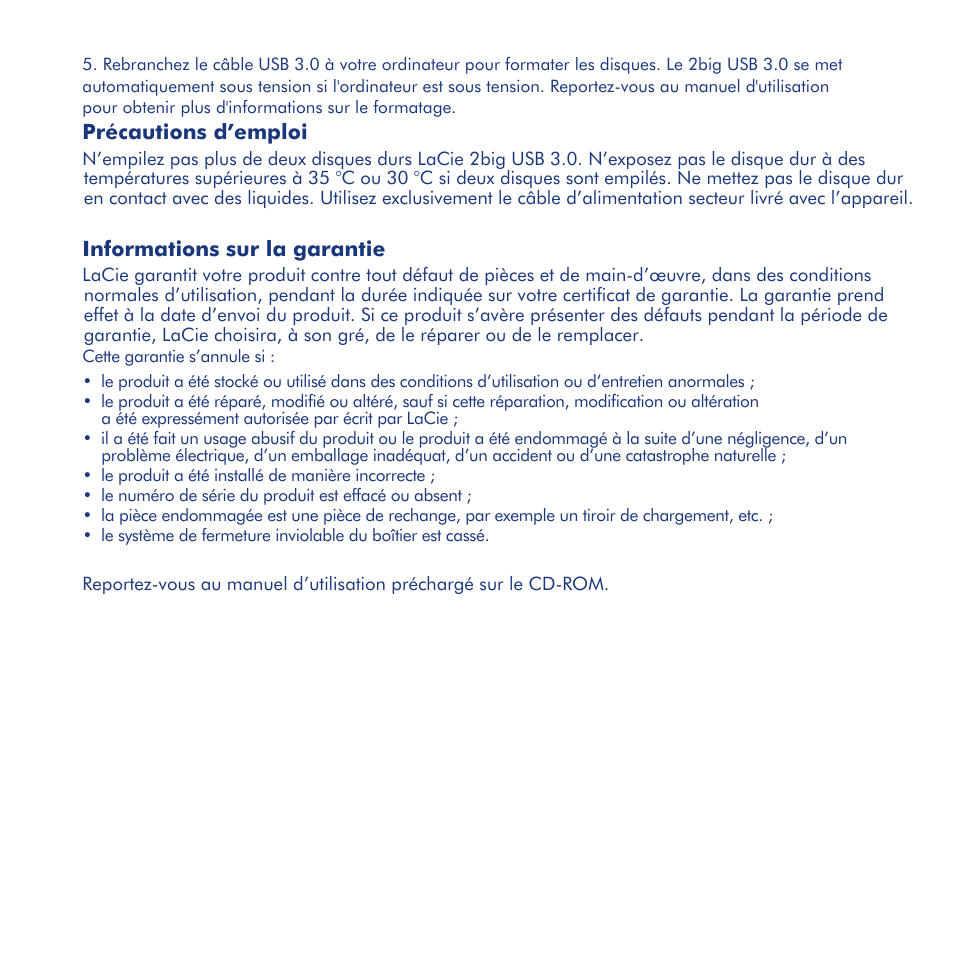 LaCie 2big USB 3.0 User Manual | Page 11 / 42