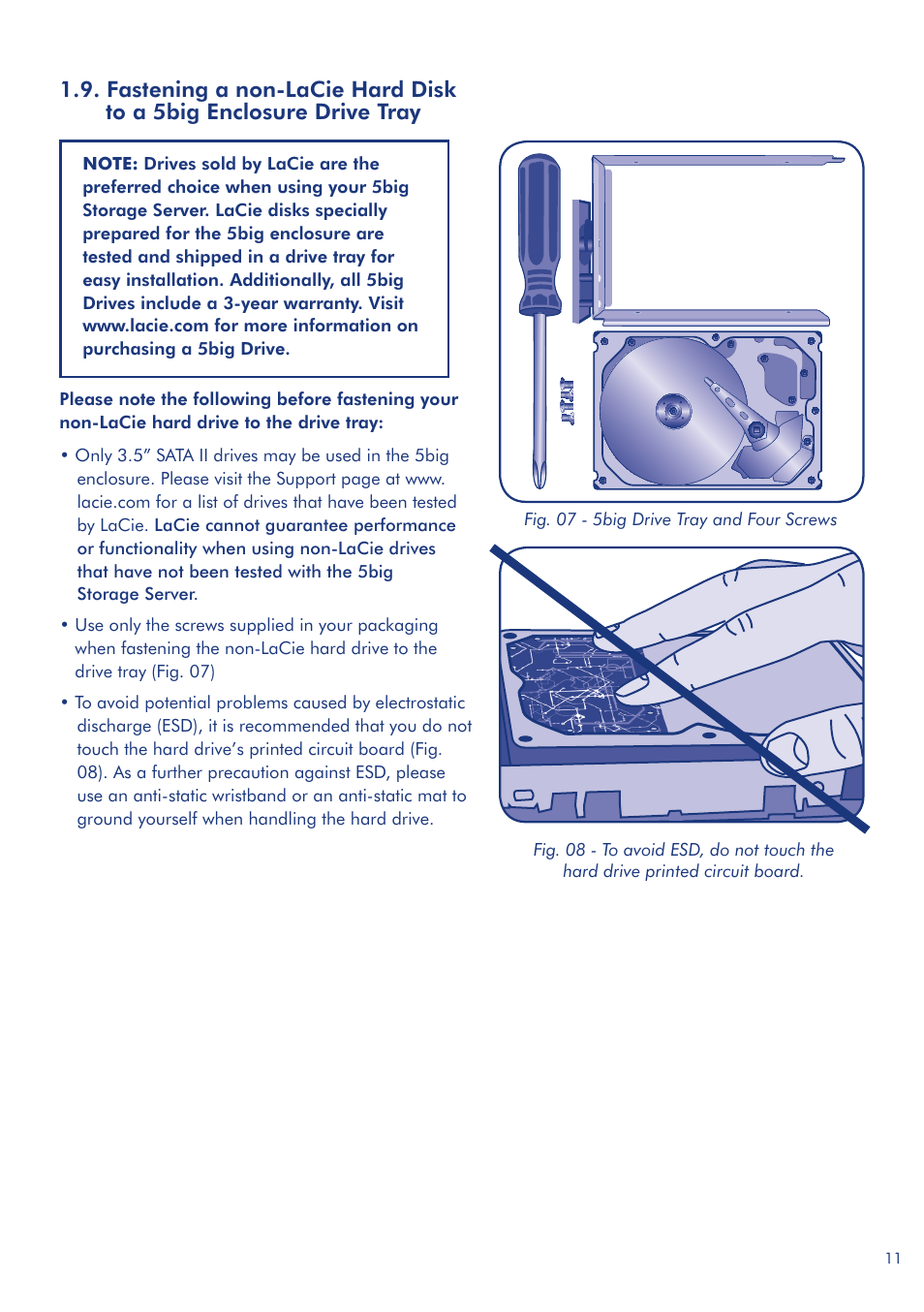 LaCie 5big Storage Server User Manual | Page 11 / 20