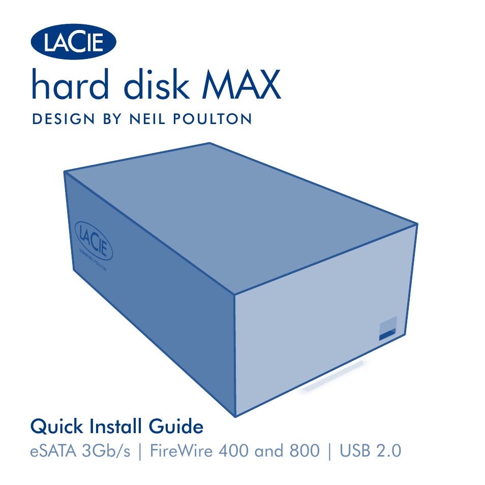 LaCie Hard Disk MAX User Manual | 44 pages