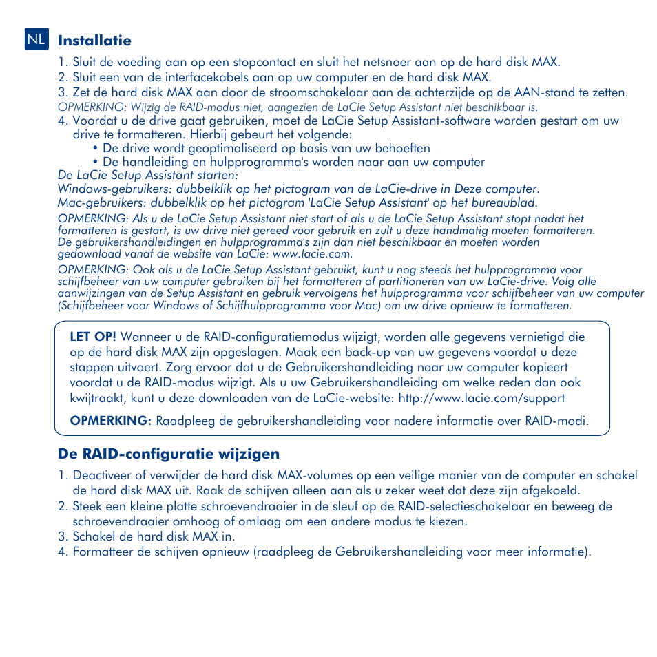 LaCie Hard Disk MAX User Manual | Page 16 / 44