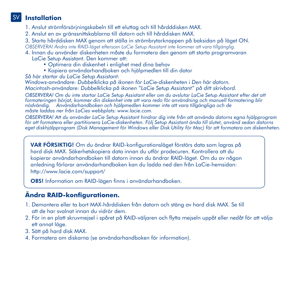 LaCie Hard Disk MAX User Manual | Page 20 / 44