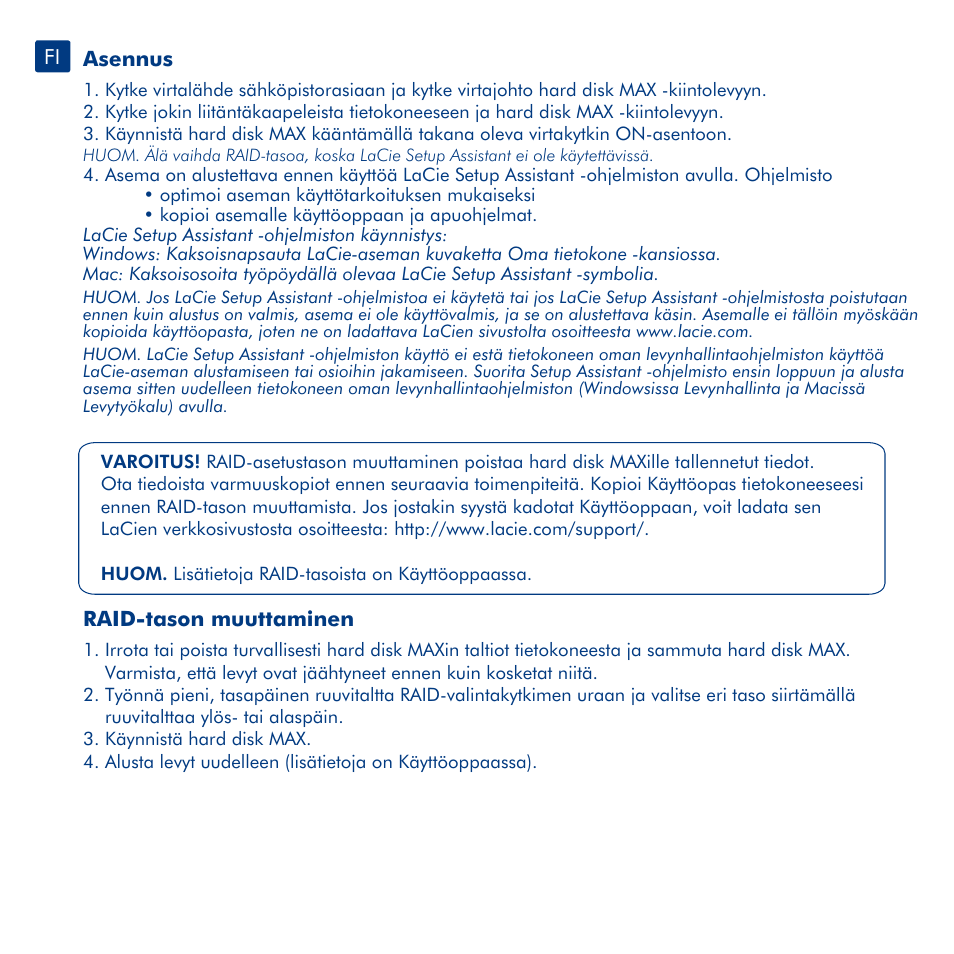 LaCie Hard Disk MAX User Manual | Page 24 / 44