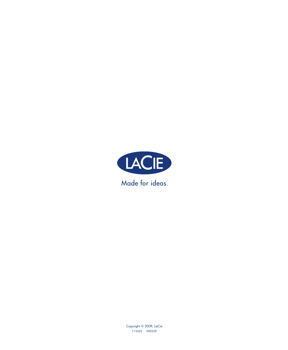 LaCie 12big rack Serial User Manual | Page 11 / 11