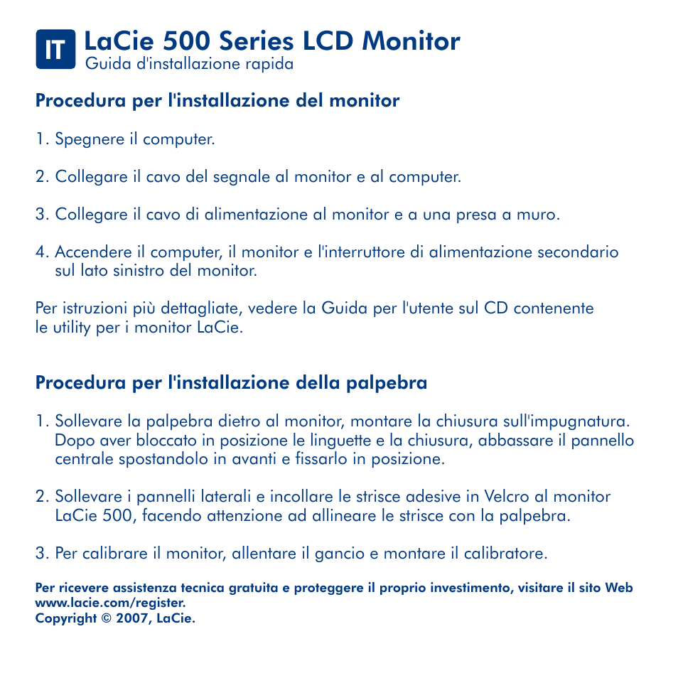 Lacie 500 series lcd monitor | LaCie 500 User Manual | Page 10 / 24