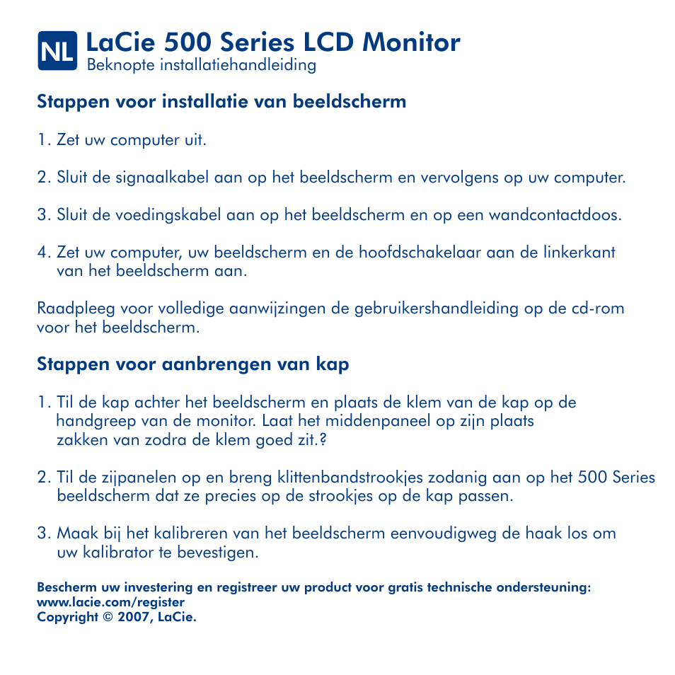 Lacie 500 series lcd monitor | LaCie 500 User Manual | Page 13 / 24