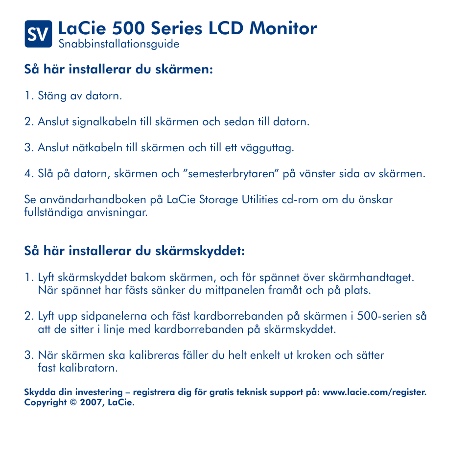 Lacie 500 series lcd monitor | LaCie 500 User Manual | Page 15 / 24