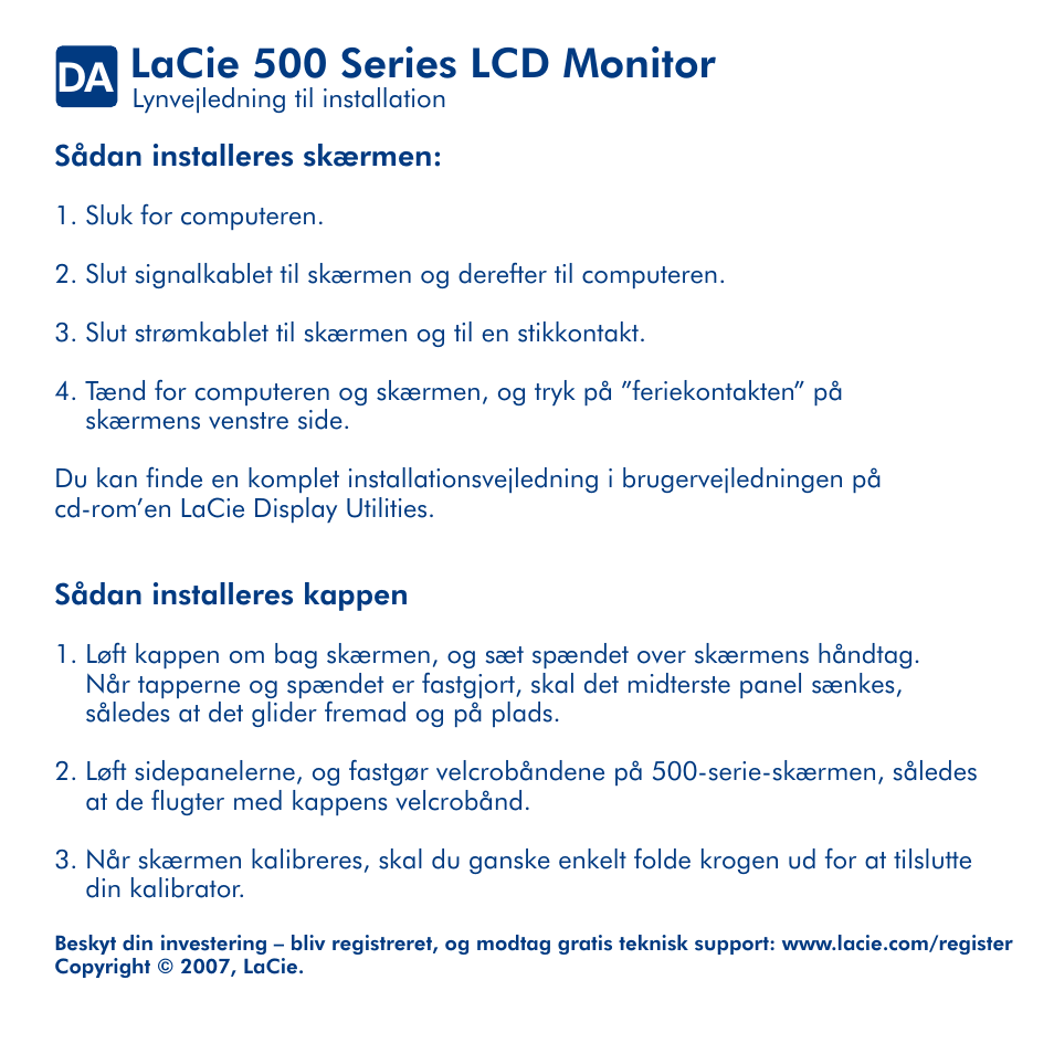 Lacie 500 series lcd monitor | LaCie 500 User Manual | Page 16 / 24