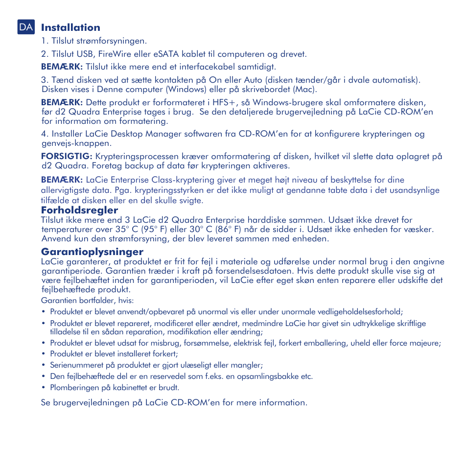 LaCie d2 Quadra User Manual | Page 14 / 24
