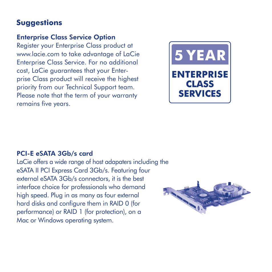 LaCie d2 Quadra User Manual | Page 3 / 24
